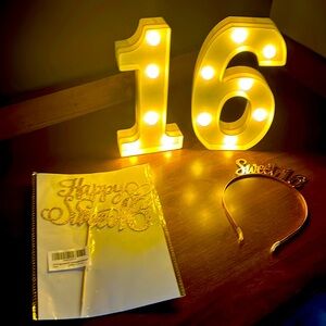 Sweet Sixteen Birthday Decorations